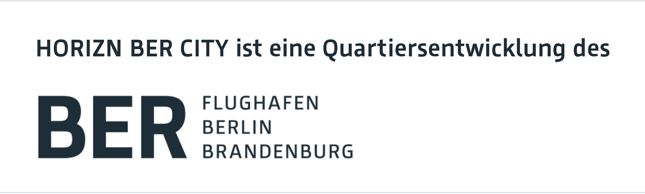 HORIZN ist eine Quartiersentwicklung des BER Flughafen Berlin Brandenburg