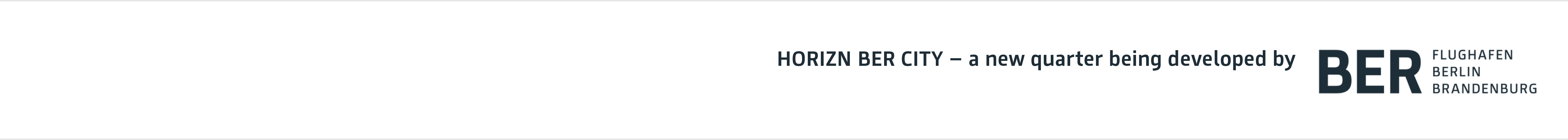 HORIZN - a new quarter developed by BER